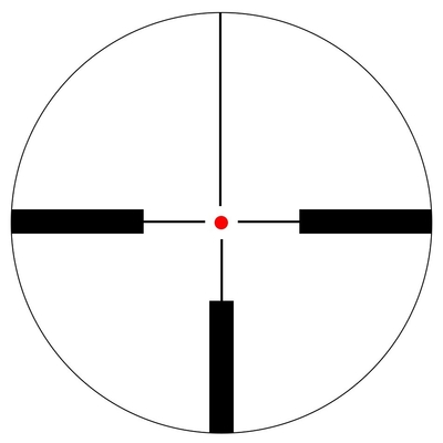 Diámetro del objetivo de 24 mm Red Dot Laser Scope 1-6X24 LPVO Scopes ópticos para profesionales