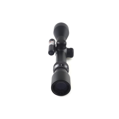 310 mm de longitud óptica de caza 3-9x40 con láser rojo pequeño y 11 mm/22 mm de anchura de la base