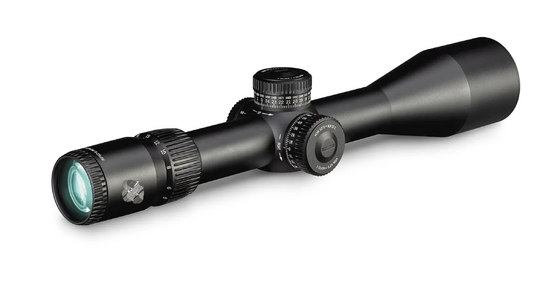 Vórculo óptico 5-25x56FFP 34mm con retícula de vidrio y diámetro de lente objetivo de 56mm