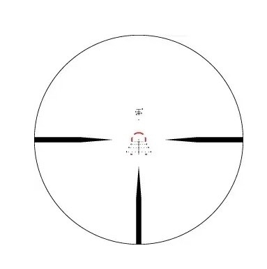 18.5oz 1-6x24 SFP Visión óptica AR-BDC3 Retículo 30 mm tubo con ajuste de paralaje fijo