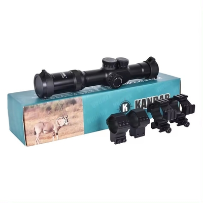 Lente objetivo de 32 mm Diámetro Alcance de caza 2-12x32 SFIR FFP Alcance rojo y verde Tubo de 35 mm