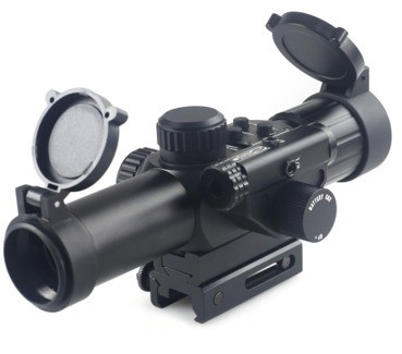 M6 Táctico 4X25 IR Visión roja/verde y alcance láser Red Dot de 170 mm de longitud para la caza