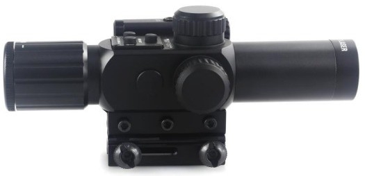 M6 Táctico 4X25 IR Visión roja/verde y alcance láser Red Dot de 170 mm de longitud para la caza