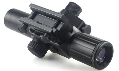 M6 Táctico 4X25 IR Visión roja/verde y alcance láser Red Dot de 170 mm de longitud para la caza