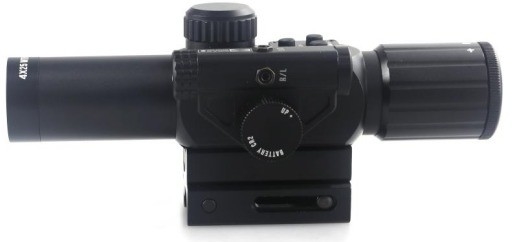 M6 Táctico 4X25 IR Visión roja/verde y alcance láser Red Dot de 170 mm de longitud para la caza