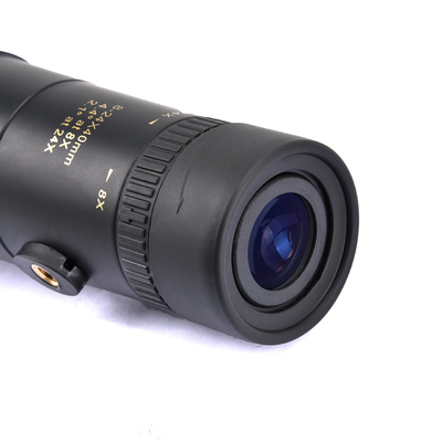 2m enfoque cercano 8-24x40 Zoom Monocular de largo alcance con trípode para teléfono