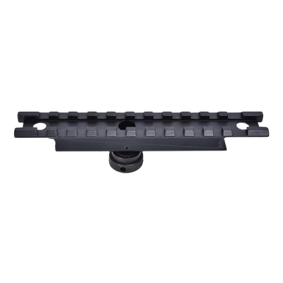 Base de aluminio negro mate 21 mm montaje de alcance de caza con conector de nuez de pulgar.