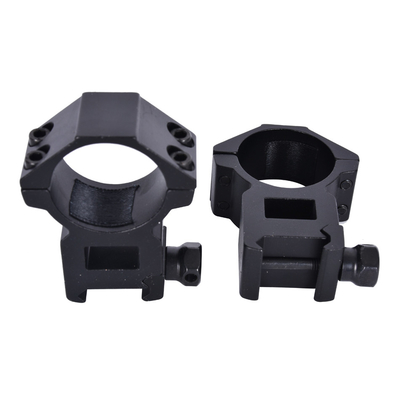 Alto perfil de doble anillo de alcance de montaje de anillos dobles montaje negro mate Centro de altura 21 mm