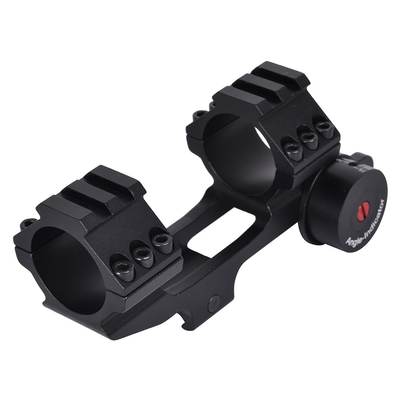 Alcance montaje negro mate acabado anillos dobles Indicador de nivel de burbuja y ángulo para 21 mm