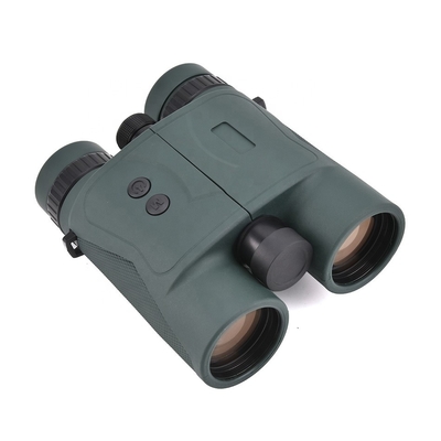 Telescopio binocular 10X42 con detector de distancia láser para caza y golf