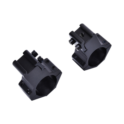 25Diámetro del tubo de.4 mm Alcance de elevación alta Montaje anillo doble en aluminio para una larga duración