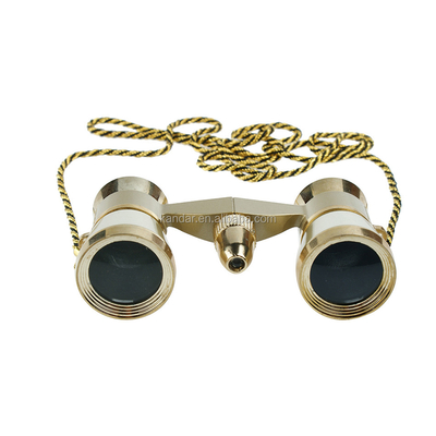 3x25 binocular de ópera para escalada de montaña y dia de objetivo de 25 mm