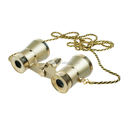 3x25 binocular de ópera para escalada de montaña y dia de objetivo de 25 mm
