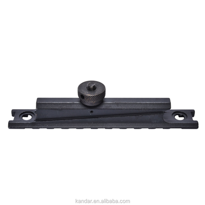 Caza Negro 11 mm a 20 mm Conversión Adaptador Montar con conector Knurled Nut del pulgar