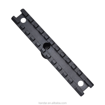 Caza Negro 11 mm a 20 mm Conversión Adaptador Montar con conector Knurled Nut del pulgar