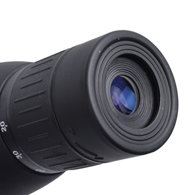 20-60X Magnificación de alta definición Zoom Spotting Scope con diseño en ángulo de 45 grados