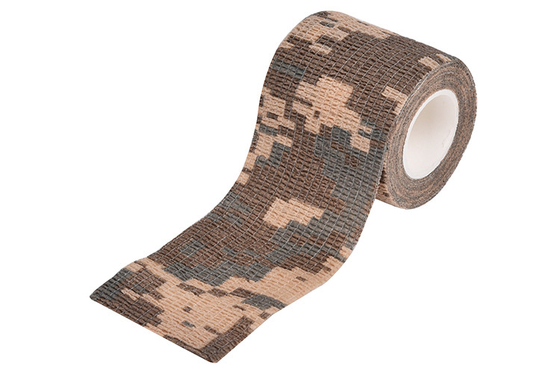 Caza al aire libre Acampada Camo resistente al calor cinta autoadhesiva con tejidos no tejidos