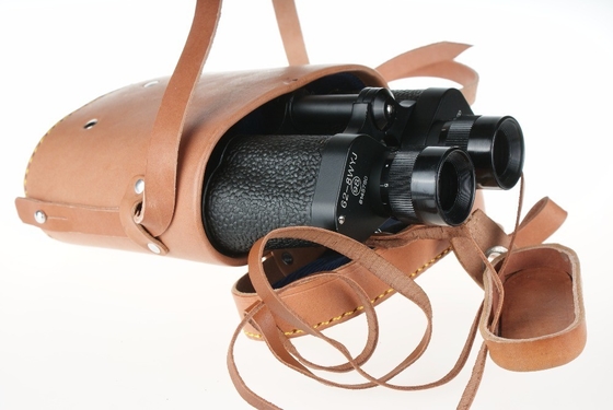 Alto poder y visión amplia Binoculares antiguos KANDAR M 6X24 para cazar en verde del ejército