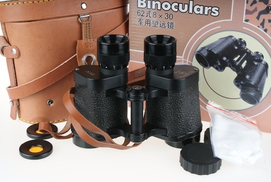 Alto poder y visión amplia Binoculares antiguos KANDAR M 6X24 para cazar en verde del ejército