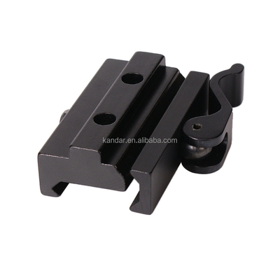 Adaptador de montaje Riser totalmente metálico para 21 mm a 11 mm Bracket de sujeción en aleación de aluminio negro