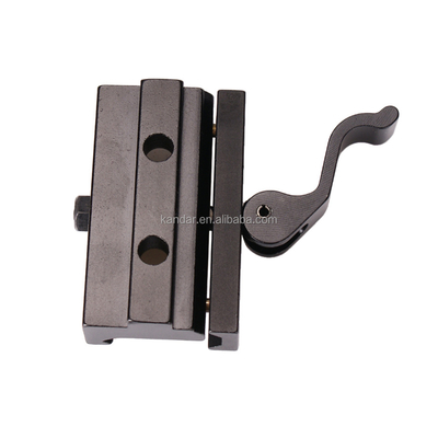 Adaptador de montaje Riser totalmente metálico para 21 mm a 11 mm Bracket de sujeción en aleación de aluminio negro