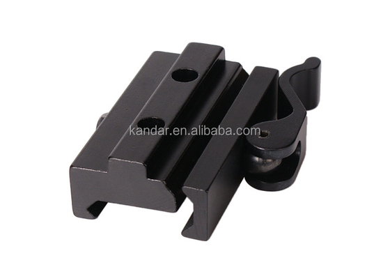 Adaptador de montaje Riser totalmente metálico para 21 mm a 11 mm Bracket de sujeción en aleación de aluminio negro