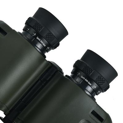 Binoculares impermeables de 7x50 con telémetro interno para navegación Pesca Deportes acuáticos