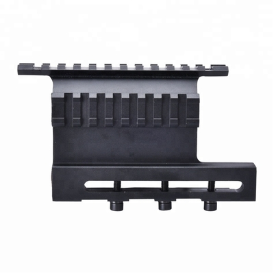 Sistema de montaje de campo de visión lateral con longitud inferior de 127 mm y acabado negro mate