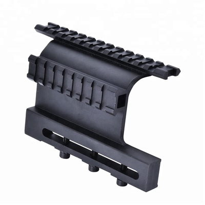 Sistema de montaje de campo de visión lateral con longitud inferior de 127 mm y acabado negro mate