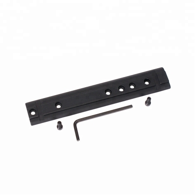 Adaptador de aleación de aluminio de 20 mm a 11 mm Montajes de alcance táctico para accesorios de ancho de 20 mm