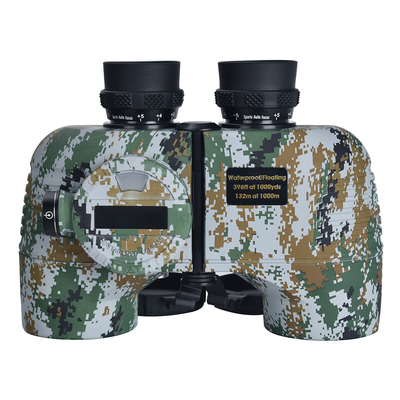 Binocular para deportes al aire libre con iluminación y brújula de 50 mm de diámetro del objetivo
