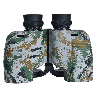 Binocular para deportes al aire libre con iluminación y brújula de 50 mm de diámetro del objetivo