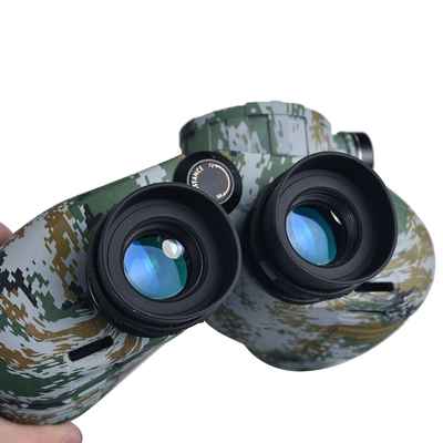 Binocular para deportes al aire libre con iluminación y brújula de 50 mm de diámetro del objetivo