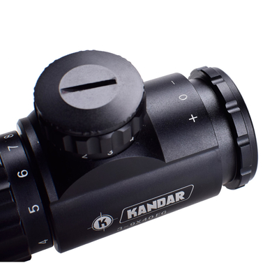 315mm KANDAR Visión de caza 3-9X40EG Iluminación roja y verde R14 Retículo Visión de campo