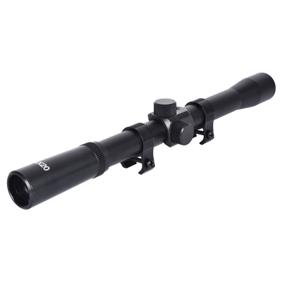Potencia máxima de salida 0 4X20 Objetivos de caza con montaje de 21 mm y diámetro del objetivo de 20 mm
