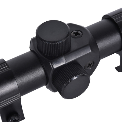 Potencia máxima de salida 0 4X20 Objetivos de caza con montaje de 21 mm y diámetro del objetivo de 20 mm