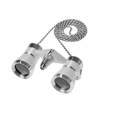 Gafas ligeras de teatro de ópera 3x25 con material opcional de caucho y aluminio