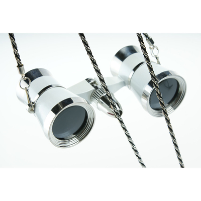 Gafas ligeras de teatro de ópera 3x25 con material opcional de caucho y aluminio