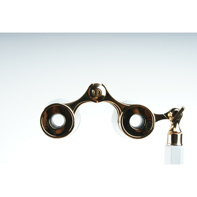 Telescopio de metal antiguo anteojos binoculares antiguos para ópera 3x25 pupila de salida 8.3mm