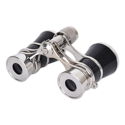 3x Magnificación Mini Telescopio de Metal Noble para las carreras de caballos 3x25