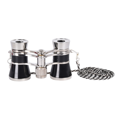 3x Magnificación Mini Telescopio de Metal Noble para las carreras de caballos 3x25