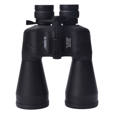 Diámetro del objetivo 60mm Negro 10-30X60 Larga distancia de senderismo Binocular para viajes al aire libre