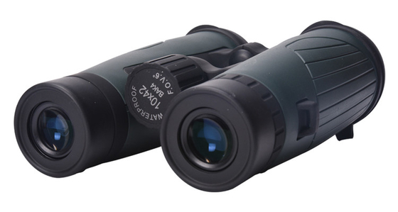 Telescopio verde 10x42 a prueba de agua y niebla para caza senderismo deportes al aire libre binocular