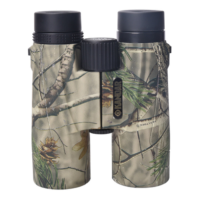 Emouflage verde 12x42 impermeable y antifog bincular con telescopio de mirillas giratorias