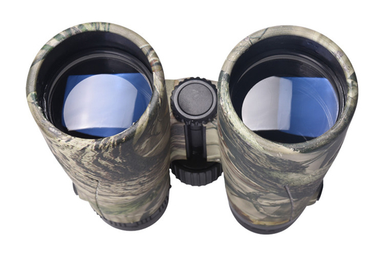 Emouflage verde 12x42 impermeable y antifog bincular con telescopio de mirillas giratorias