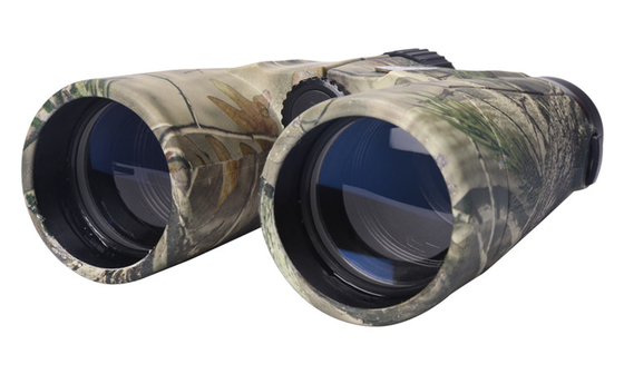 Emouflage verde 12x42 impermeable y antifog bincular con telescopio de mirillas giratorias