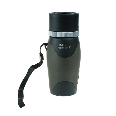 Telescopio monocular de diseño de lente óptica 16x30 con función compacta y portátil europea