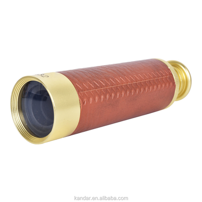 181g Telescopio de navegación monocular portátil de latón espejo expandible 26x32 Telescopio para óptica