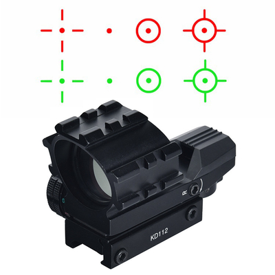 Red Green Dot 1X Magnificación Ámbito de visión óptica con relevo del ojo libre mm