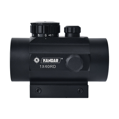 Diámetro del tubo de 45 mm 1X40 Red Dot Reflex Vision Optical Green Red Dot Scope para el uso táctico